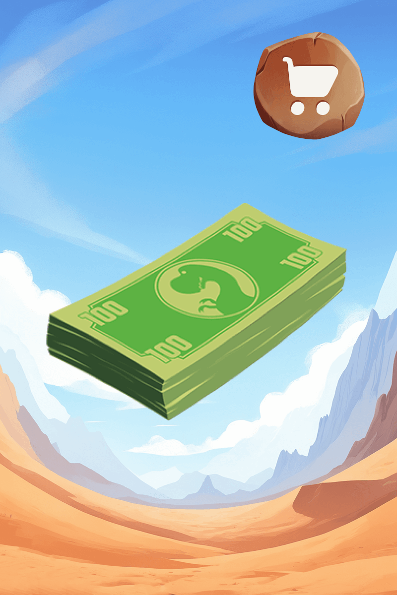Bonus Money purchase in the Shop